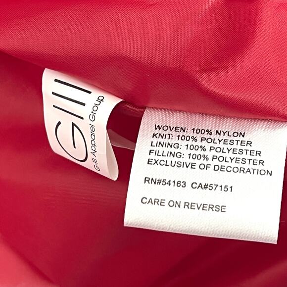 NFL Tampa Bay Buccaneers Puffer Jacket Women Sz XXL Red White Quilted Full Zip - Picture 6 of 9